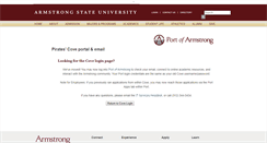 Desktop Screenshot of cove.armstrong.edu